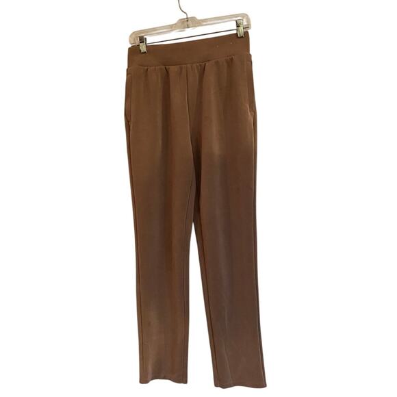 FLX Size S Tan Pull On Slim Leg Pants - Picture 3 of 7